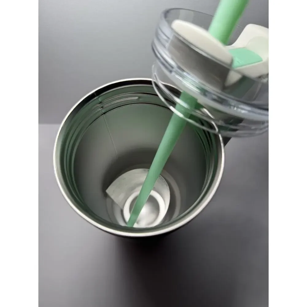 Stanley X Starbucks Thailand MINT GREEN AND GOLD STARS 30oz Tumbler BNWT RARE!